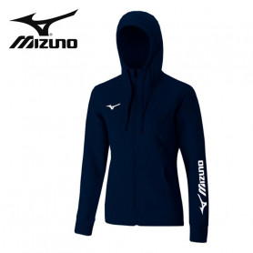 Veste molletonnée MIZUNO Terry Bleu marine Femme