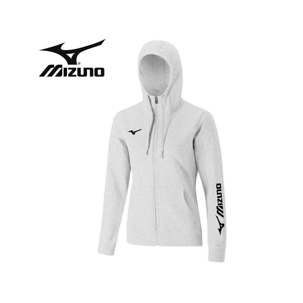 Veste molletonnée MIZUNO Terry Gris Femme