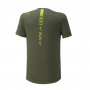 Tee-shirt MIZUNO Athletic Runbird Kaki Hommes