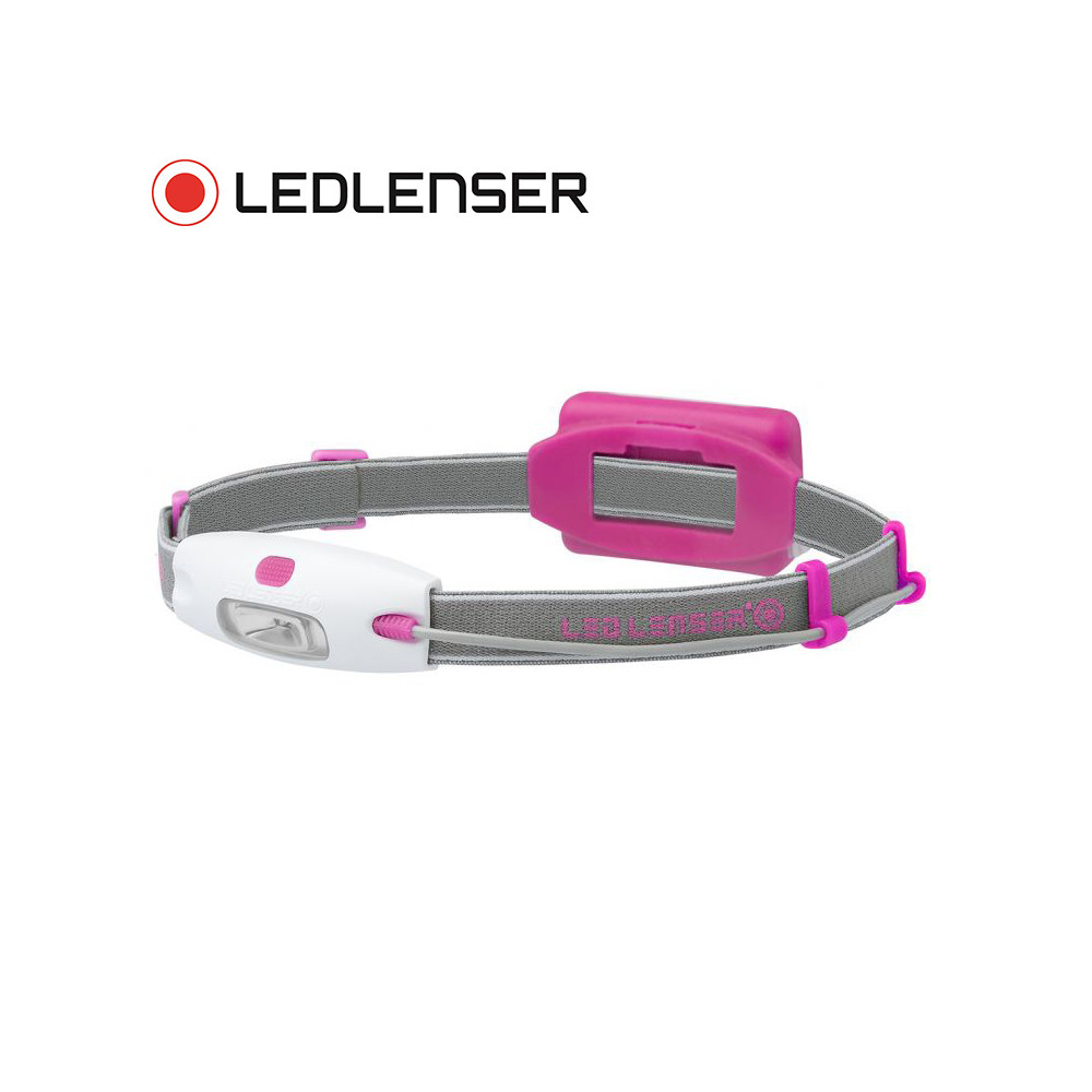 Lampe frontale LED LENSER Neo Rose fluo Unisexe