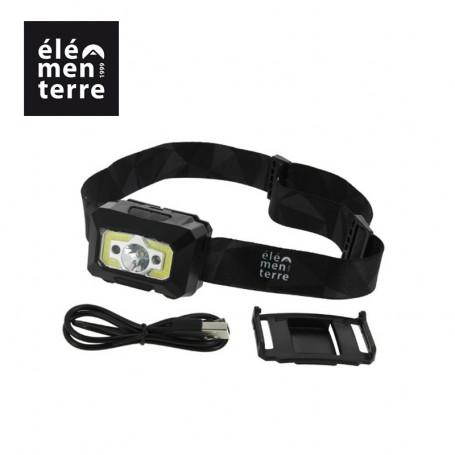 Lampe frontale Elementerre Luno Noir Unisexe Lampe frontale Elementerre Luno Noir Unisexe