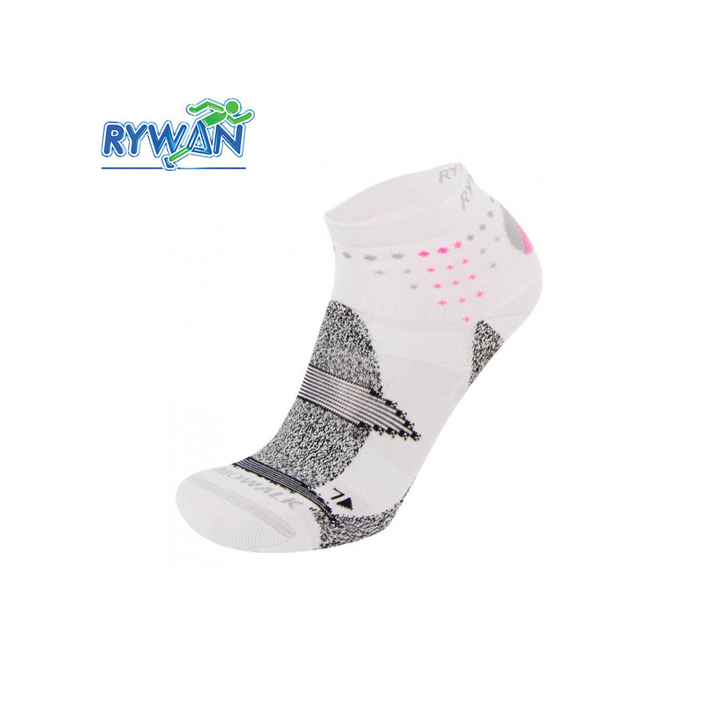 Chaussettes de randonnée RYWAN Nordic  Walk Gris clair / Rose Unisexe