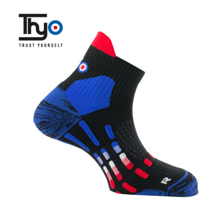 Chaussettes de Trail THYO Pody Air Tricolore Unisexe