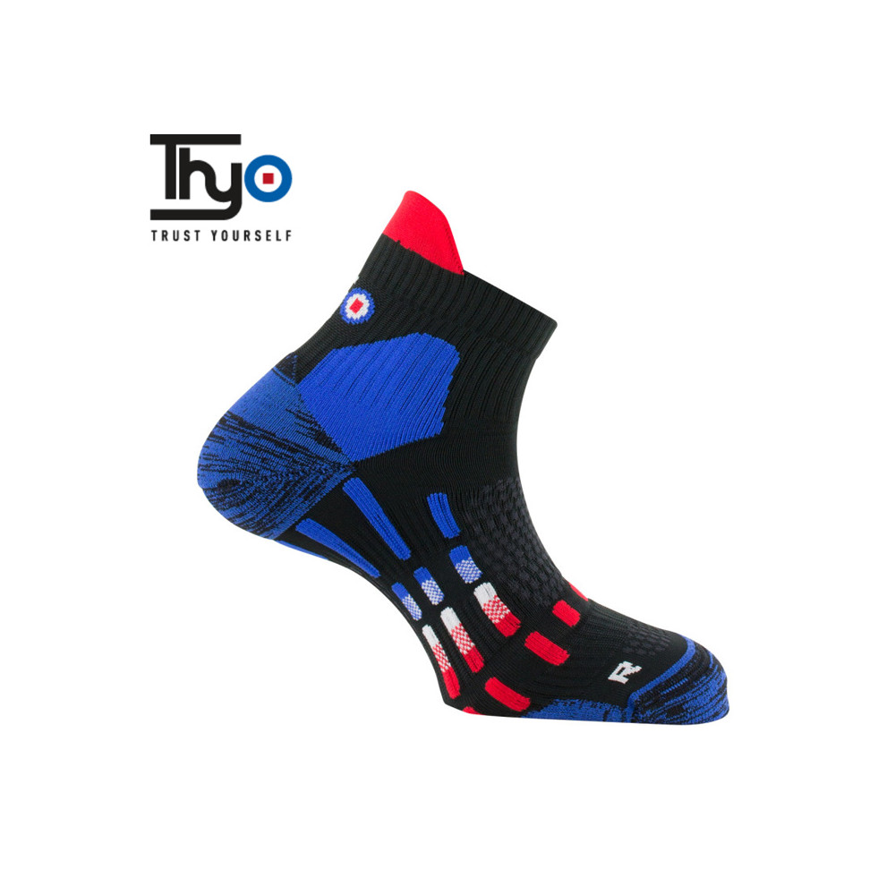 Chaussettes de Trail THYO Pody Air Tricolore Unisexe