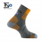 Chaussettes de randonnée Thyo La Double Trek II Orange Unisexe