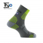 Chaussettes de randonnée Thyo La Double Trek II Vert Unisexe