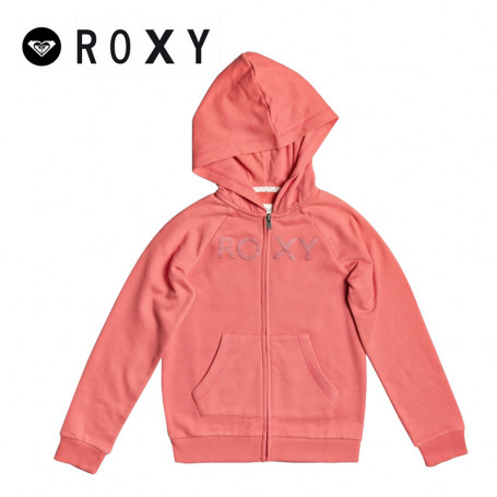 Sweat zippé ROXY Another Chance B Corail Fille Sweat zippé ROXY Another Chance B Corail Fille