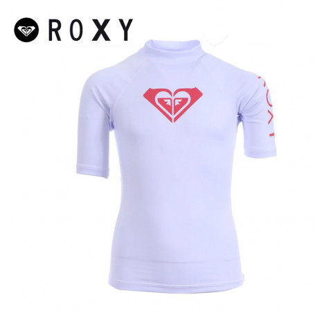 T-shirt U.V. ROXY Whole Heart Blanc Fille