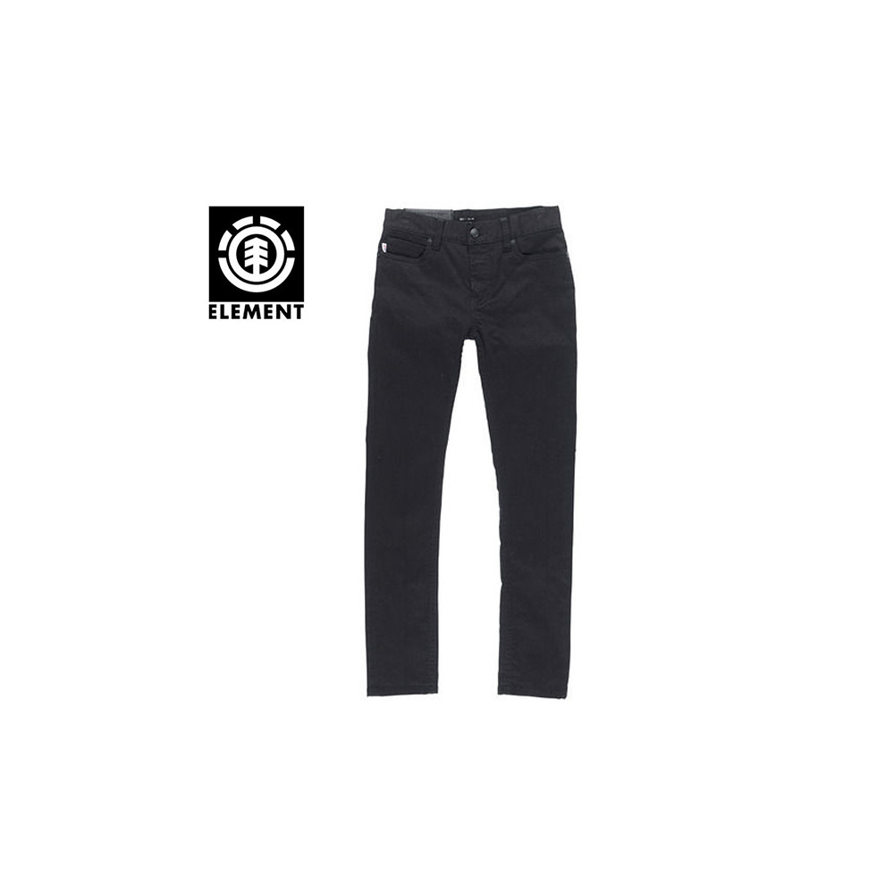 Jean Element Boy Color Noir Junior