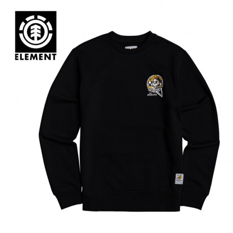 Sweat ELEMENT Taxi Driver Crew Noir Junior Sweat ELEMENT Taxi Driver Crew Noir Junior
