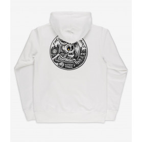 Sweat ELEMENT B-Side Hood Blanc Junior