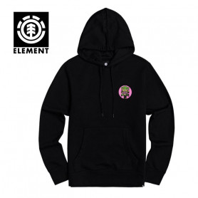 Sweat ELEMENT Big Cat Hood Noir Junior