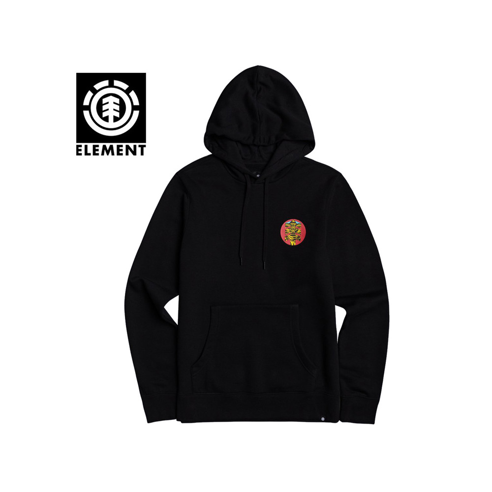 Sweat ELEMENT Asar Hood Noir Junior