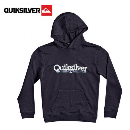 Sweat à capuche Quiksilver Tropical Lines Bleu marine Junior