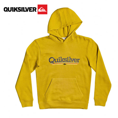 Sweat à capuche Quiksilver Tropical Lines Miel Junior