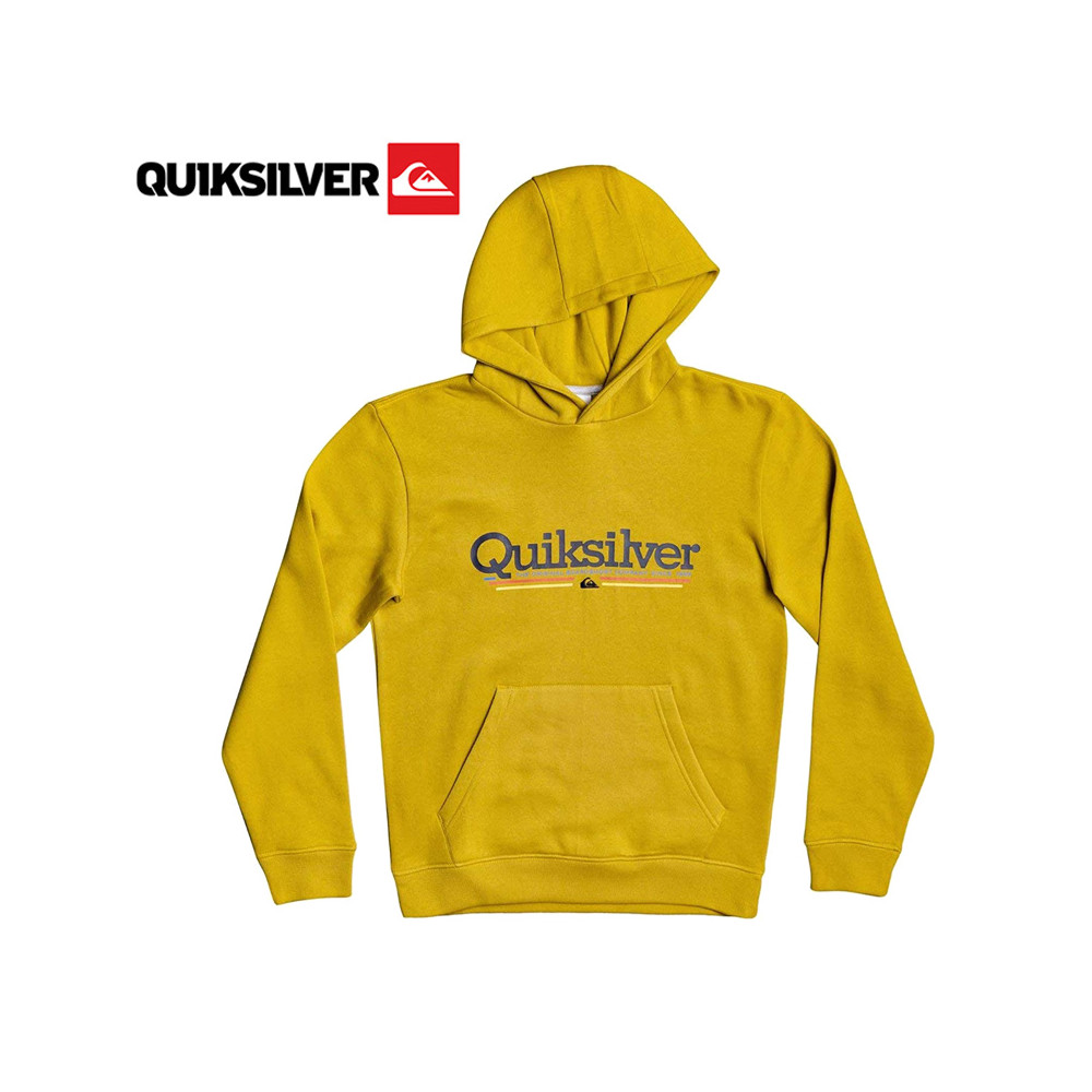 Sweat à capuche Quiksilver Tropical Lines Miel Junior