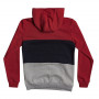 Sweat à capuche Quiksilver Tropical Blocks Rouge Junior