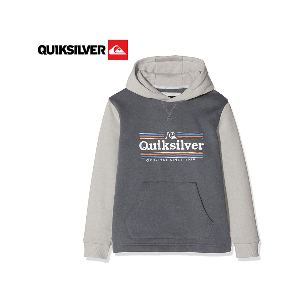 Sweat à capuche QUIKSILVER Dove Sealers Gris Junior