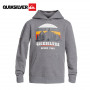 Sweat à capuche QUIKSILVER Big Logo Snow Gris Junior