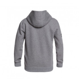 Sweat à capuche QUIKSILVER Big Logo Snow Gris Junior