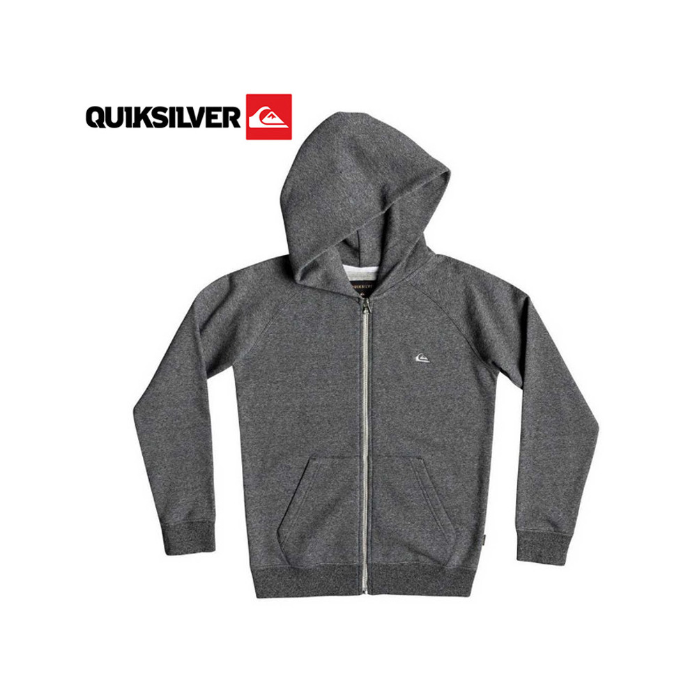 Sweat à capuche zippé QUIKSILVER Everyday Zip Gris Junior