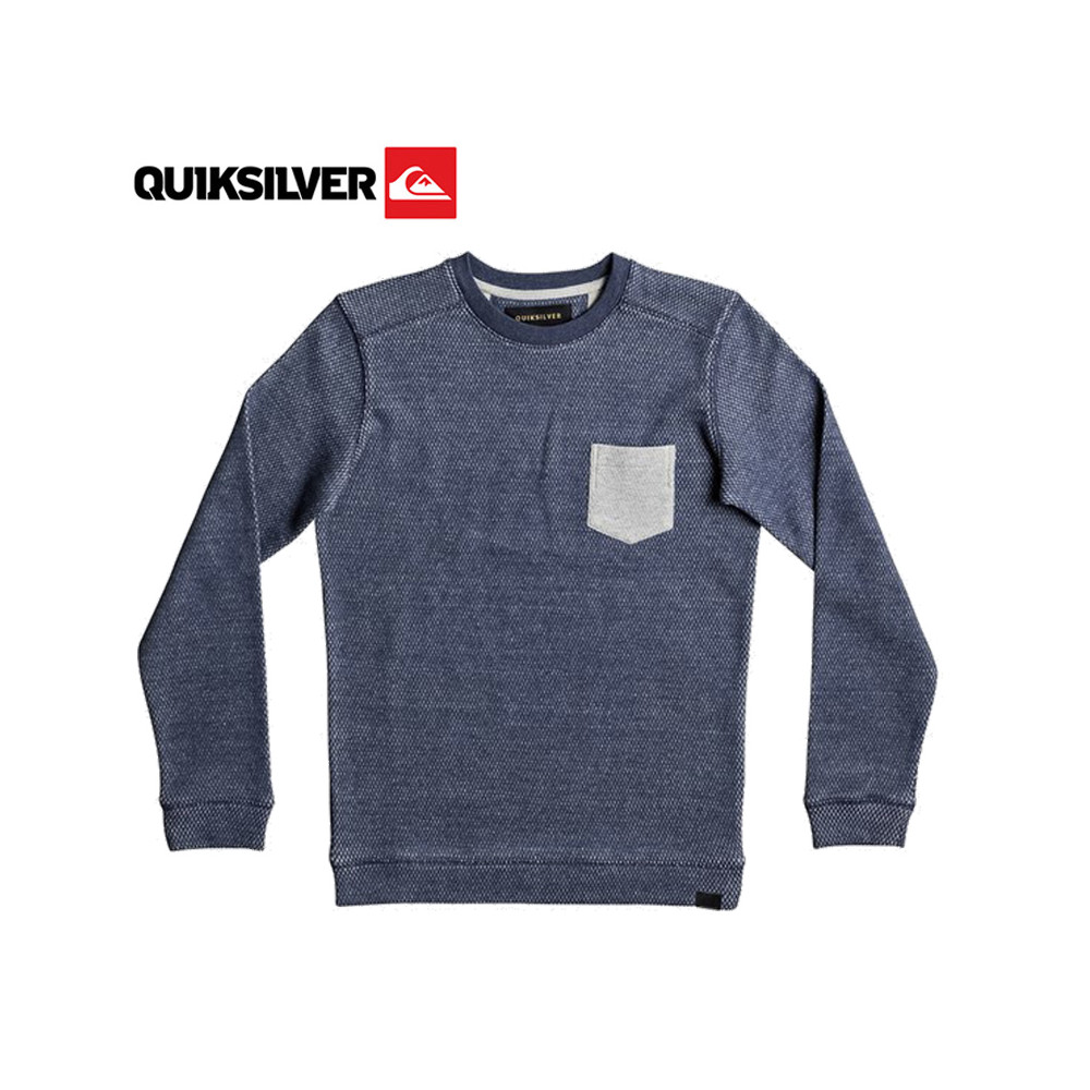 Sweat QUIKSILVER Rantau Crew Bleu Junior