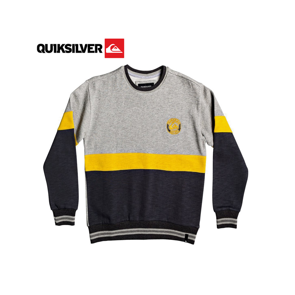 Sweat QUIKSILVER Tassie Gully Gris Junior