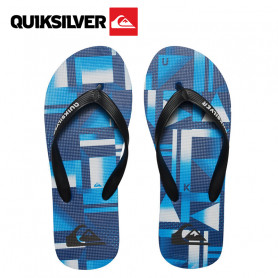 Tongs QUIKSILVER Molokai Bleu Graphique Junior