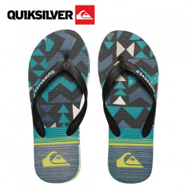 Tongs QUIKSILVER Molokai Slab Lapu Noir / Vert Junior