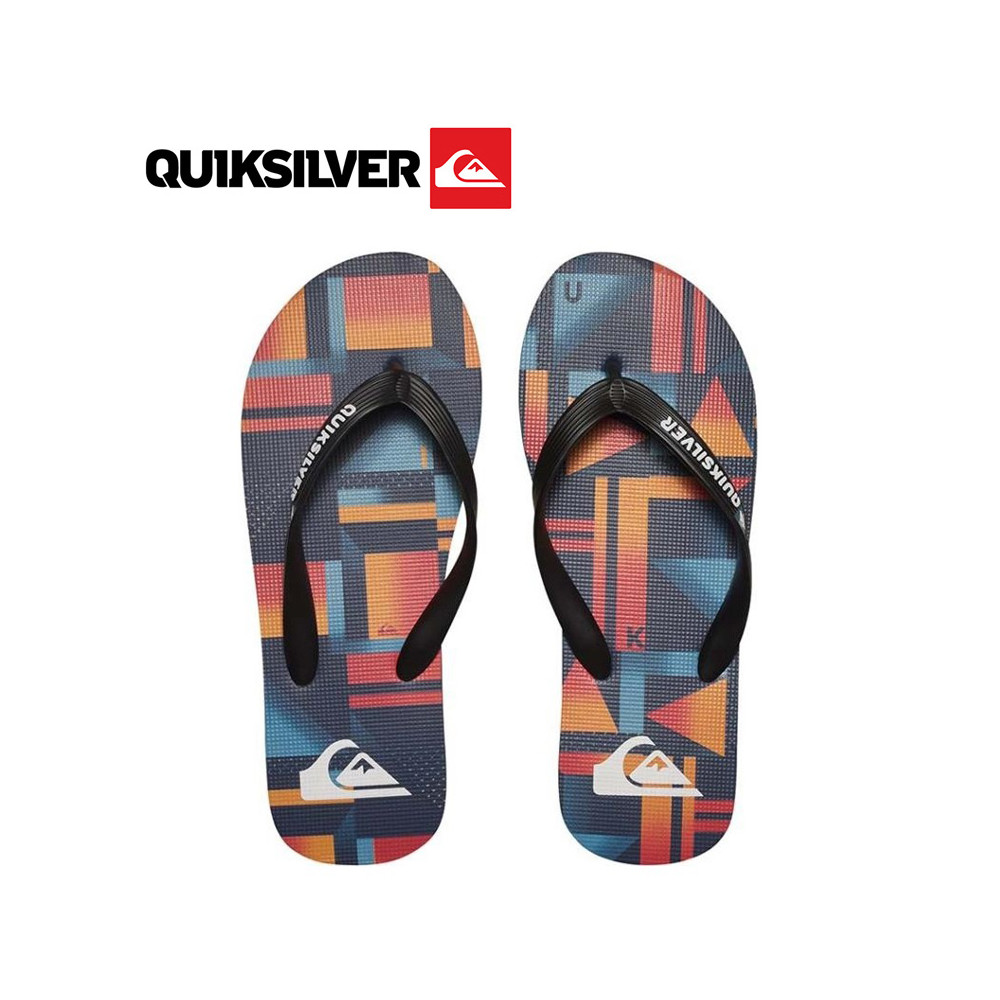 Tongs QUIKSILVER Molokai Orange Graphique Junior