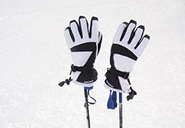 Gants, sous-gants en soie pour motard ou skieur